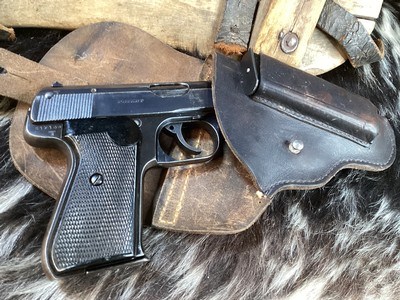 WWII Sauer & Sohn 38H 7.62 Semi Auto Nazi Proofed Pistol W/ Holster & Extra Mag. Trades Welcome - Image 8 of 12