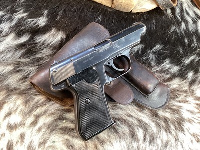WWII Sauer & Sohn 38H 7.62 Semi Auto Nazi Proofed Pistol W/ Holster & Extra Mag. Trades Welcome - Image 4 of 12