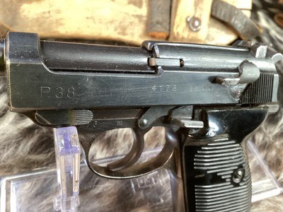 WWII Walther P38, AC 44 , Nazi Proofed, High Condition, Holster. Trades Welcome - Image 8 of 19
