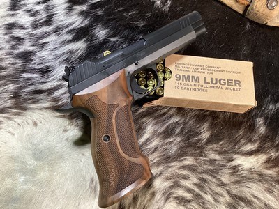 NOS Sig P-210 Target, 5” barrel, .9 mm, Unfired in Case. Trades Welcome - Image 9 of 21