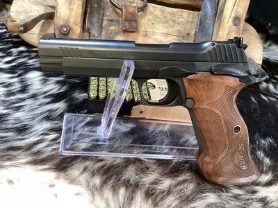 NOS Sig P-210 Target, 5” barrel, .9 mm, Unfired in Case. Trades Welcome - Image 5 of 21