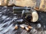 Remington 95 Double Barrel Derringer, .41 Short Rimfire, High Condition, Ivory Grips, Boxed. Trades Welcome - 16 of 16