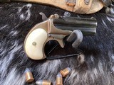 Remington 95 Double Barrel Derringer, .41 Short Rimfire, High Condition, Ivory Grips, Boxed. Trades Welcome - 4 of 16