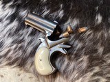 Remington 95 Double Barrel Derringer, .41 Short Rimfire, High Condition, Ivory Grips, Boxed. Trades Welcome - 13 of 16