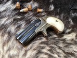 Remington 95 Double Barrel Derringer, .41 Short Rimfire, High Condition, Ivory Grips, Boxed. Trades Welcome - 11 of 16