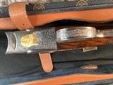 Beretta SO5, Gold Game Scenes W Bulino Background, Max Gobbi Engraved & Signed, Factory28” Exhibition Quality, Cased , Trades Welcome - 20 of 25