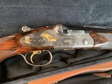 Beretta SO5, Gold Game Scenes W Bulino Background, Max Gobbi Engraved & Signed, Factory28” Exhibition Quality, Cased , Trades Welcome - 6 of 25