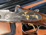 Beretta SO5, Gold Game Scenes W Bulino Background, Max Gobbi Engraved & Signed, Factory28” Exhibition Quality, Cased , Trades Welcome - 1 of 25