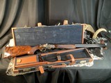 Beretta SO5, Gold Game Scenes W Bulino Background, Max Gobbi Engraved & Signed, Factory28” Exhibition Quality, Cased , Trades Welcome - 3 of 25
