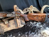 Beretta SO5, Gold Game Scenes W Bulino Background, Max Gobbi Engraved & Signed, Factory28” Exhibition Quality, Cased , Trades Welcome - 4 of 25