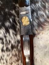 Beretta SO5, Gold Game Scenes W Bulino Background, Max Gobbi Engraved & Signed, Factory28” Exhibition Quality, Cased , Trades Welcome - 17 of 25