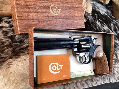 1961 Colt Python As New In Original Box W/Test Target, Receipt, 6”, Excellent Unfired Condition. Trades Welcome - Image 2 of 25