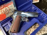 1992 Enhanced Gold Cup National Match Pistol, Unfired in Box, Royal Blue Finish, .45 ACP. Trades Welcome - Image 9 of 10