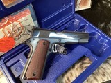1992 Enhanced Gold Cup National Match Pistol, Unfired in Box, Royal Blue Finish, .45 ACP. Trades Welcome - Image 4 of 10