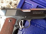 1992 Enhanced Gold Cup National Match Pistol, Unfired in Box, Royal Blue Finish, .45 ACP. Trades Welcome - Image 10 of 10