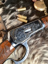 1926 Mfg. Gold Engraved Winchester model 53 in .44/.40 Cartridge. Excellent Near New Cond. Trades Welcome - Image 1 of 24