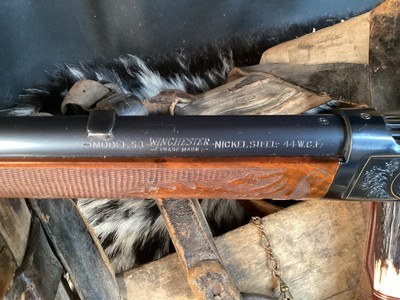 1926 Mfg. Gold Engraved Winchester model 53 in .44/.40 Cartridge. Excellent Near New Cond. Trades Welcome - Image 15 of 24