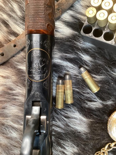 1926 Mfg. Gold Engraved Winchester model 53 in .44/.40 Cartridge. Excellent Near New Cond. Trades Welcome - Image 13 of 24