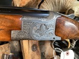 1957 Belgium Browning Diana Grade IV Superposed, Rare 3 Fox Engraved Game Scene, 98% 12 Ga. Trades Welcome - 10 of 25
