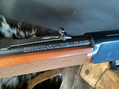 1990 mfg. Winchester 9422M .22 Magnum Lever Action, Excellent Unfired, Out of Production Favorite. Trades Welcome - Image 4 of 16