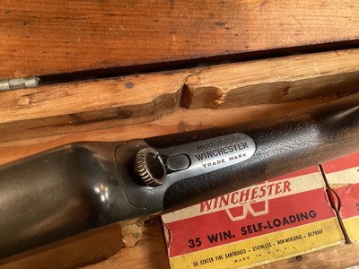 First Year 1905 Winchester Semi Auto in .35 WSL Cartridge, Original, Cased, Trades Welcome - Image 17 of 18