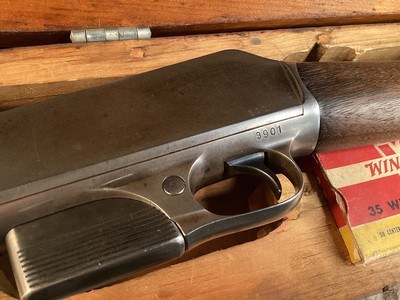 First Year 1905 Winchester Semi Auto in .35 WSL Cartridge, Original, Cased, Trades Welcome - Image 16 of 18