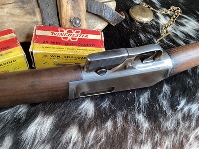 First Year 1905 Winchester Semi Auto in .35 WSL Cartridge, Original, Cased, Trades Welcome - Image 11 of 18
