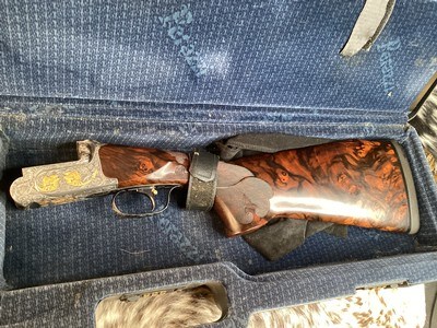 Perazzi SCO Oro Gold Pasotti Engraved & Signed, O/U Shotgun W/ 12 Ga. & .20 Ga barrel sets. Stunningly Beautiful Perazzi. Trades Welcome. - Image 12 of 25