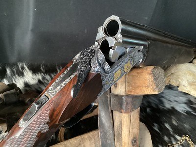 Perazzi SCO Oro Gold Pasotti Engraved & Signed, O/U Shotgun W/ 12 Ga. & .20 Ga barrel sets. Stunningly Beautiful Perazzi. Trades Welcome. - Image 24 of 25