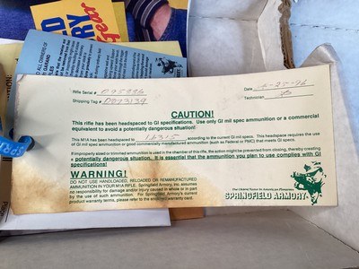 Rare 1993-4 Springfield National Super Match M1A LNIB W/ Paperwork & Box.7.62 NATO/.308 Winchester, Trades Welcome - Image 16 of 25