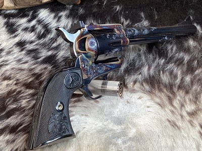 Early 3 Digit SN Pre Production 1978 Colt New Frontier, Factory A Engraved ,.45 Colt LNIB. Trades Welcome. - Image 14 of 18
