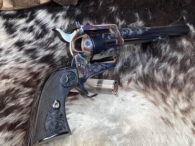 Early 3 Digit SN Pre Production 1978 Colt New Frontier, Factory A Engraved ,.45 Colt LNIB. Trades Welcome. - Image 18 of 18