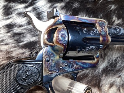 Early 3 Digit SN Pre Production 1978 Colt New Frontier, Factory A Engraved ,.45 Colt LNIB. Trades Welcome. - Image 1 of 18
