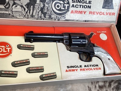 1967 Colt SAA 2ND Generation SAA In Stagecoach Box, Beautiful MOP Grips. Trades Welcome - Image 9 of 16