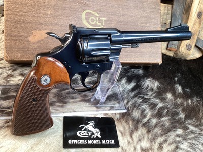 1969 Colt Officers Model Match, LNIB W/Target, 99% Unfired, 6” .22LR. Trades Welcome - Image 4 of 18
