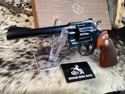 1969 Colt Officers Model Match, LNIB W/Target, 99% Unfired, 6” .22LR. Trades Welcome - Image 2 of 18