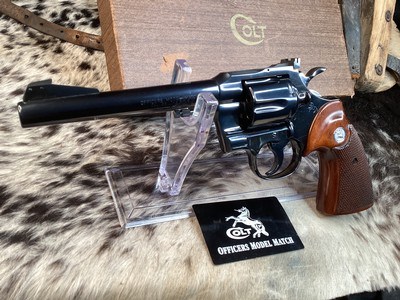 1969 Colt Officers Model Match, LNIB W/Target, 99% Unfired, 6” .22LR. Trades Welcome - Image 11 of 18
