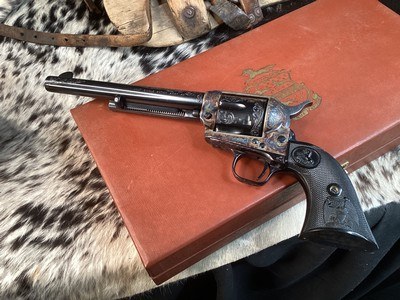 1978 Colt SAA Factory C Engraved, Cased W/Colt Letter, 99% .45 Colt. Trades Welcome - Image 24 of 25