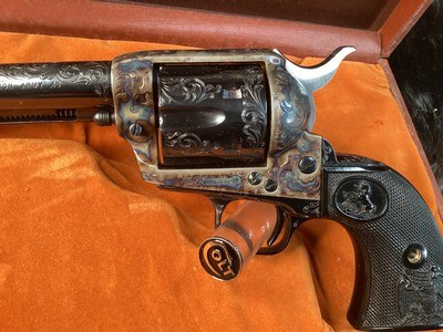 1978 Colt SAA Factory C Engraved, Cased W/Colt Letter, 99% .45 Colt. Trades Welcome - Image 2 of 25
