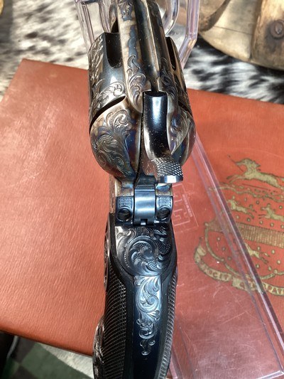 1978 Colt SAA Factory C Engraved, Cased W/Colt Letter, 99% .45 Colt. Trades Welcome - Image 11 of 25