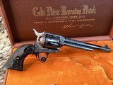 1978 Colt SAA Factory C Engraved, Cased W/Colt Letter, 99% .45 Colt. Trades Welcome - Image 3 of 25