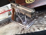 Rare 1974 Colt Custom Shop Electroless Nickle Service Ace, .22 LR LNIB. TRADES Welcome - Image 15 of 20