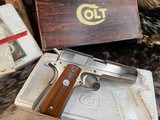 Rare 1974 Colt Custom Shop Electroless Nickle Service Ace, .22 LR LNIB. TRADES Welcome - Image 6 of 20