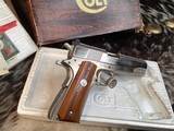 Rare 1974 Colt Custom Shop Electroless Nickle Service Ace, .22 LR LNIB. TRADES Welcome - Image 8 of 20