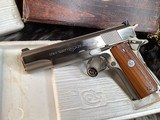 Rare 1974 Colt Custom Shop Electroless Nickle Service Ace, .22 LR LNIB. TRADES Welcome - Image 1 of 20