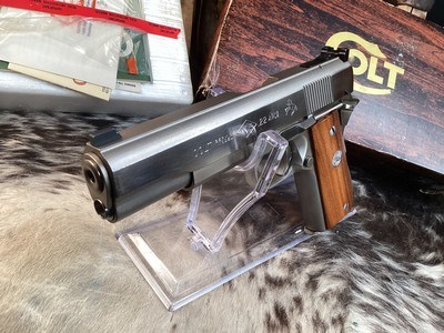 Rare 1974 Colt Custom Shop Electroless Nickle Service Ace, .22 LR LNIB. TRADES Welcome - Image 7 of 20