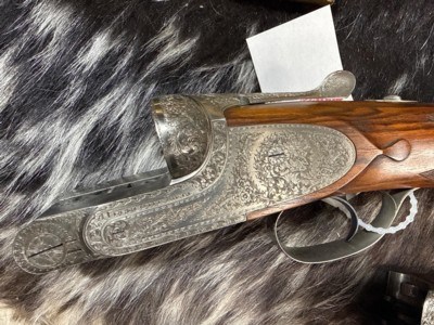 1954 High Grade Auguste Francotte Sideplate Ejector, 12 Bore, 2 3/4”Custom Order Best Quality. Trades Welcome - Image 1 of 25