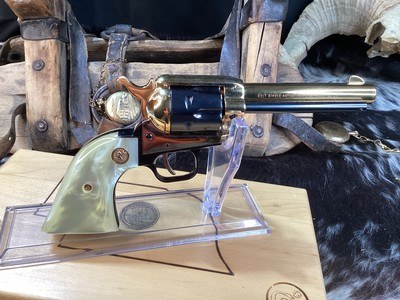 1967 Colt Scout Nebraska Centennial , .22LR, Gold, MOP, Cased, Unfired. Trades Welcome - Image 2 of 16