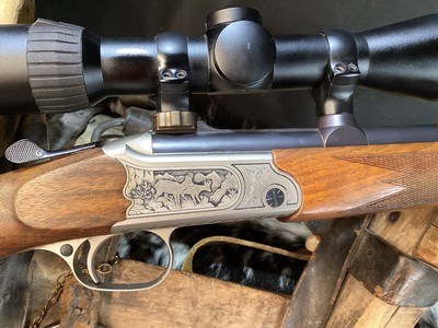 2012 Merkel Model K3 Single Shot Stalking Rifle, .300 Win Mag. Cased,2 Digit SN, Unfired. Trades Welcome. - Image 8 of 23