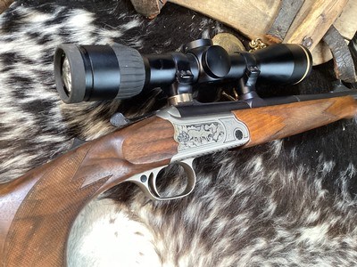 2012 Merkel Model K3 Single Shot Stalking Rifle, .300 Win Mag. Cased,2 Digit SN, Unfired. Trades Welcome. - Image 4 of 23